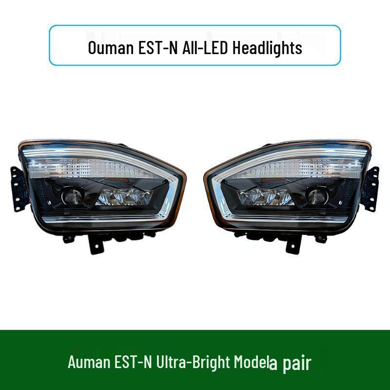 OMAN EST High Brightness LED Assembly for H4H5 Model Year Dump Truck: Four Low, Six High