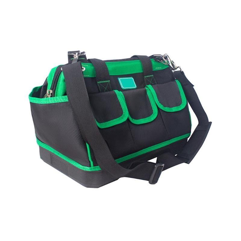 16/18/20in Adjustable Shoulder Strap Tool Bag Waterproof with Exterior Pocket Multifunction Tool Carriers Organizer Bag