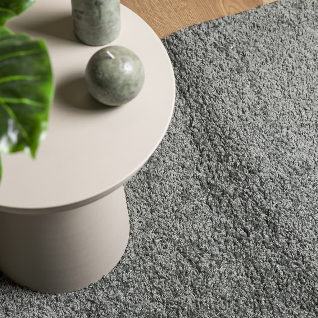 Shaggy Rug High Pile Modern Green 80 x 250 cm