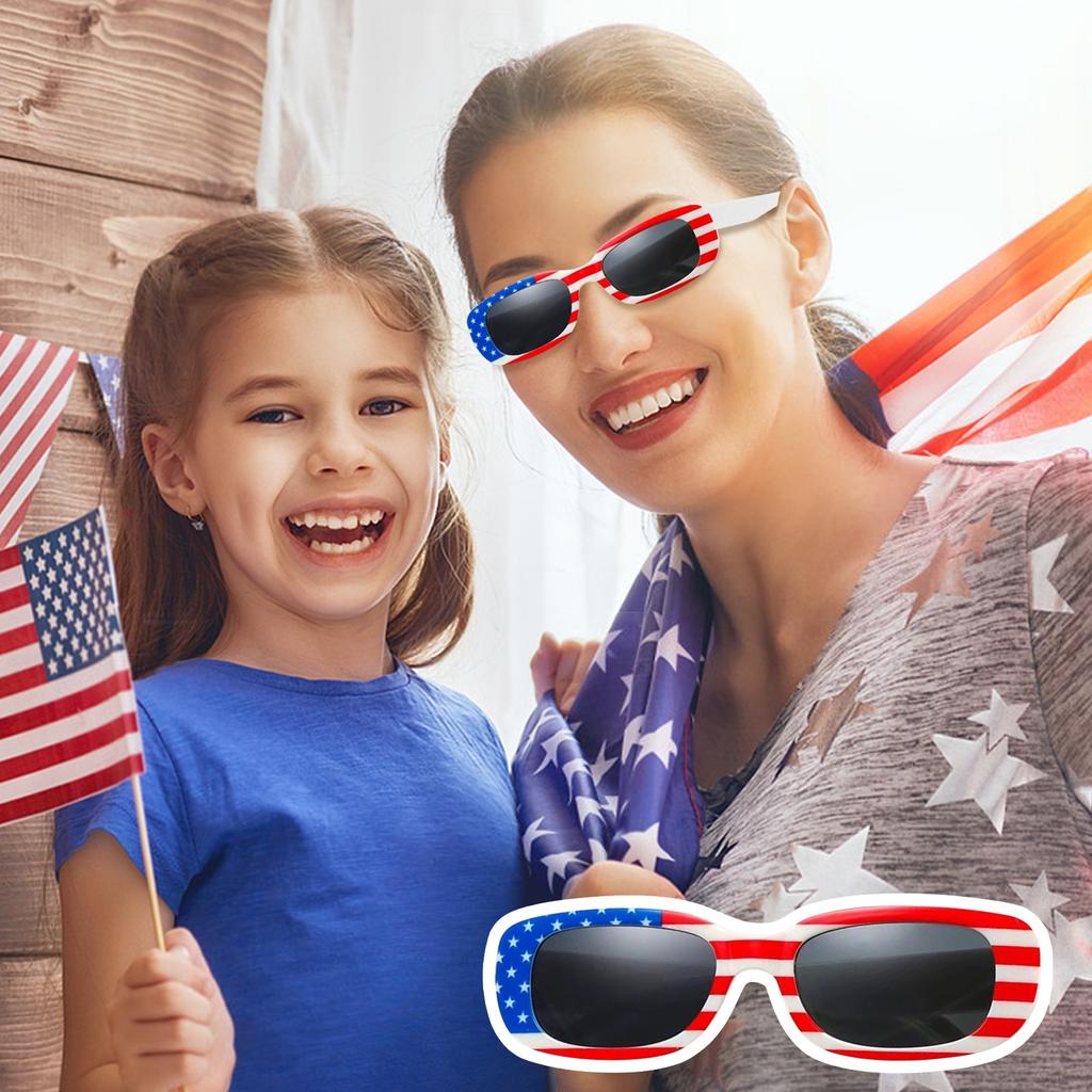 Sunglasses American Flag Sunglasses For Independence Day Flag Day  Events Sunglasses Prevent  Your Eyes From UV Rays Outdoor Activities Fash