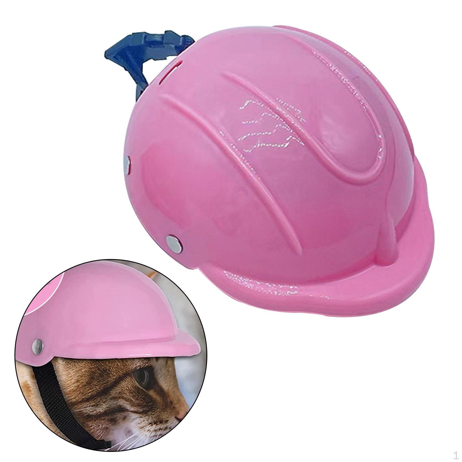 

Шлем для собак и кошек, каска для домашних животных, кепка для езды на велосипеде и мотоцикле, кепка для езды на открытом воздухе L розовый