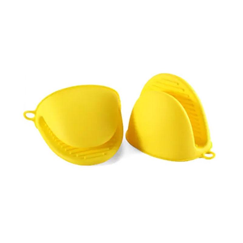 1Pair Silicone Anti-scalding Oven Gloves Mitts Potholder Kitchen BBQ Gloves Tray Pot Dish Bowl Holder Oven Handschoen Hand Clip