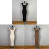 Men Bodycon Dress With Ribs Fabric For Casual Office Wear