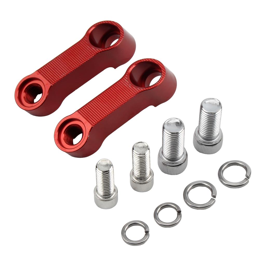 Motorcycle Modification Accessories Rearview Mirrors Extension Universal Adapter Aluminum Alloy Base Screw Bracket Motor bike