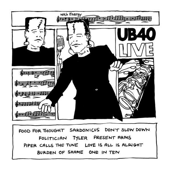 

12inch Record UB40 Live VM2255 DEP INTERNATION 1983 Canada Reggae Ska Dub Used