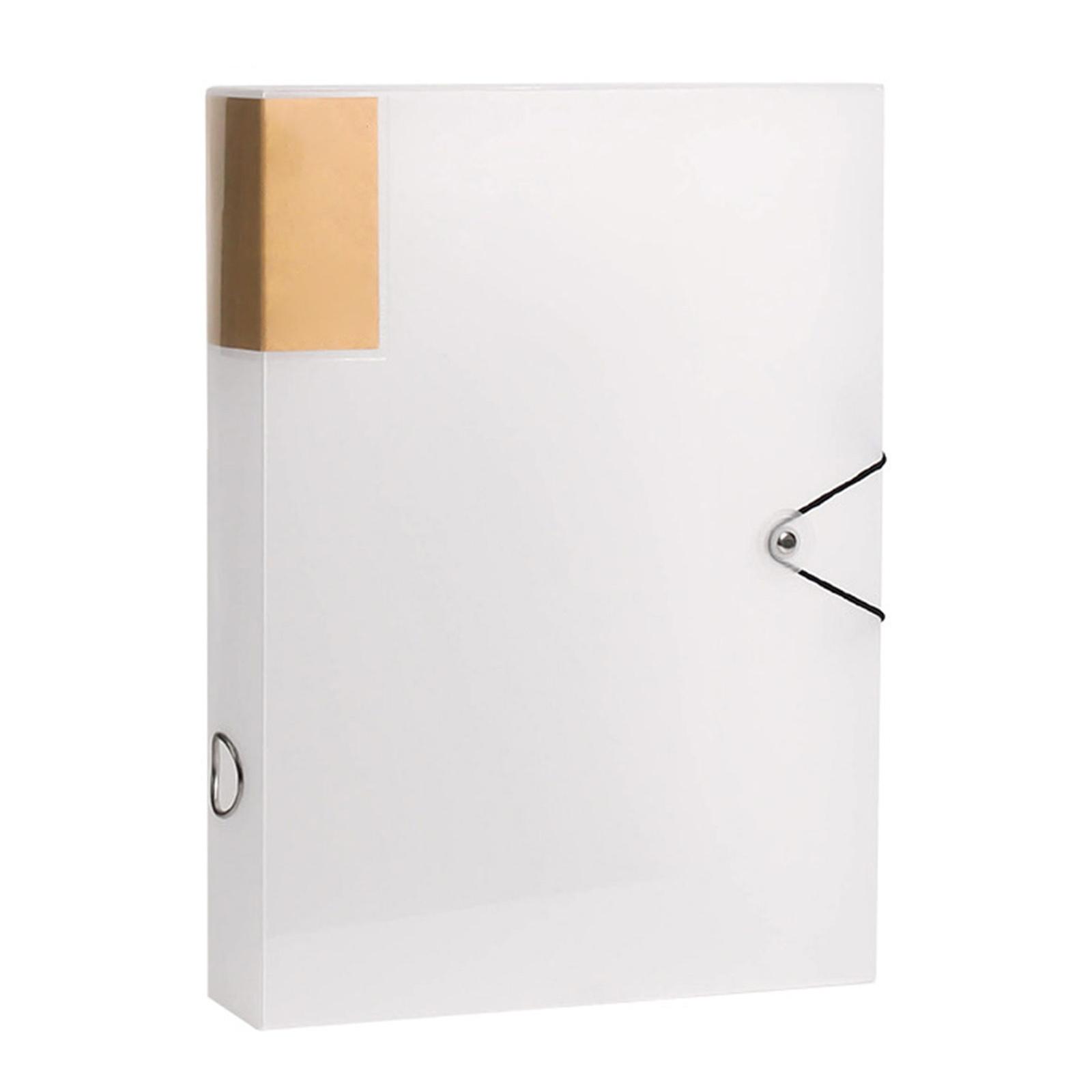 Коробка для хранения документов формата Letter пластиковый архивный кейс с крышкой папка-органайзер ящик для хранения документов для офиса прозрачный 737₽