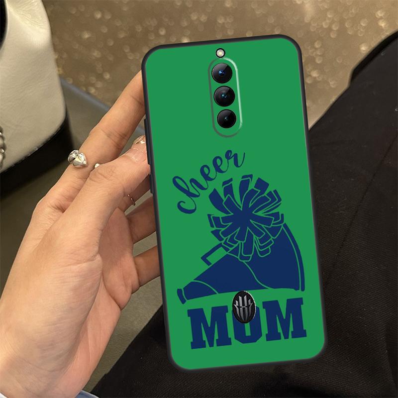 Personalised Football Cheer Moms Name Case For Nubia Red Magic 8S Pro Plus Red Magic 8 Pro 6 7 6S 7S Pro 5G 5S 6R Cover Coque