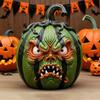 Хэллоуин Тыква Фигурка Смола Тыква Лицо Скульптура Жуткая Тыква Хэллоуин Декор для Дома Офиса Настольное Украшение