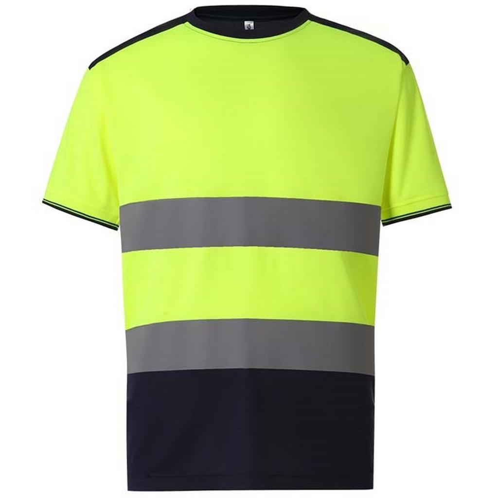 Yoko Unisex Adult Two Tone Hi-Vis T-Shirt