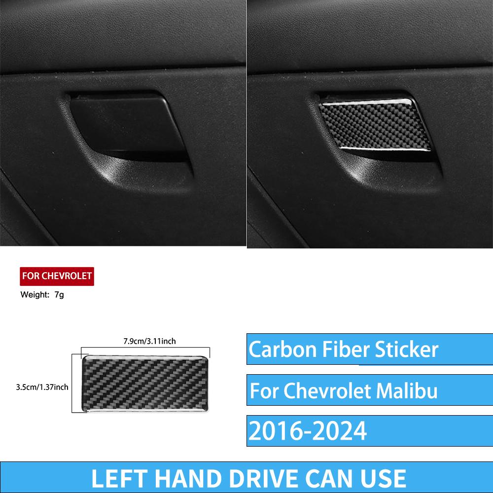 Carbon Fiber Car Accessories Gear Shift Dashboard Air Vent Interior Cover Trim Modified Sticker For Chevrolet Malibu 2016-2024