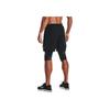 Under Armour Codzienne sportowe spodenki dwa w jednym do biegania slim fit męskie spodenki czarne 1361526-001