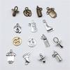 20 pièces Breloques Bébé Tétine Bébé Pieds de Bébé Biberon Fabrication de Bijoux Loisirs Créatifs DIY Accessoires