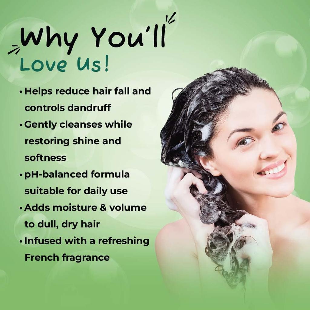 Sunny Herbals Arnica Shampoo 1 L Pack for All Hair Types | Reduces Hair Fall, Strengthens Roots & Controls Dandruff