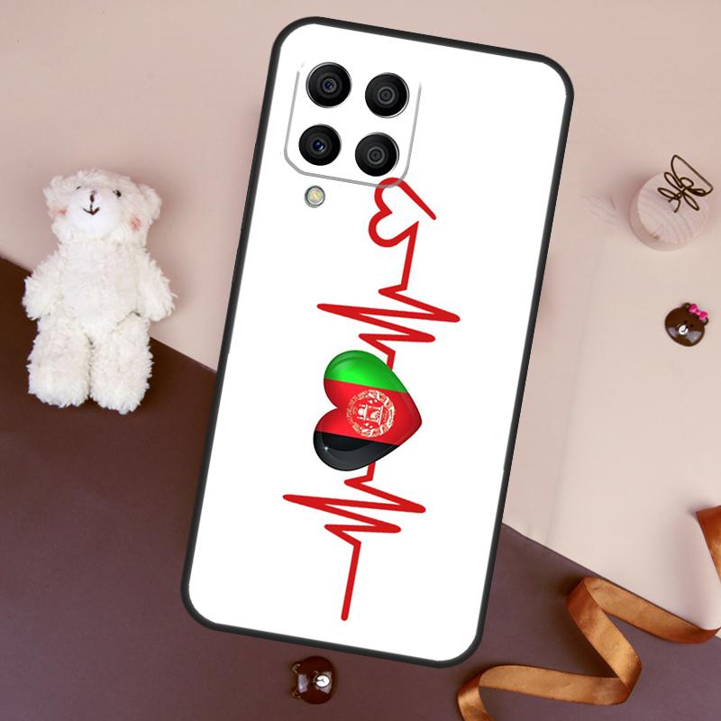 Afghan Afghanistan Flag Banner Case For Samsung Galaxy M36 M55 M35 M15 M56 M16 M54 M14 M34 M31 M11 M13 M53 M12 M32 M52 M06