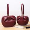 REWELL Women's Genuine Leather Dumpling Wonton Handbag