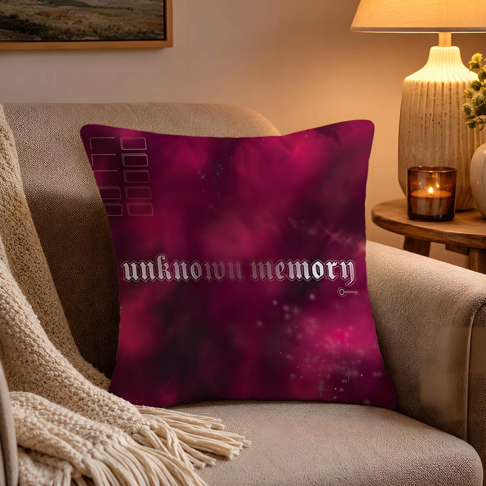 Rapper Singer Yung Lean Cushion Cover Soft Plush Cushion Cover Double Print And Invisible Zipper For Sofa Home Car Use