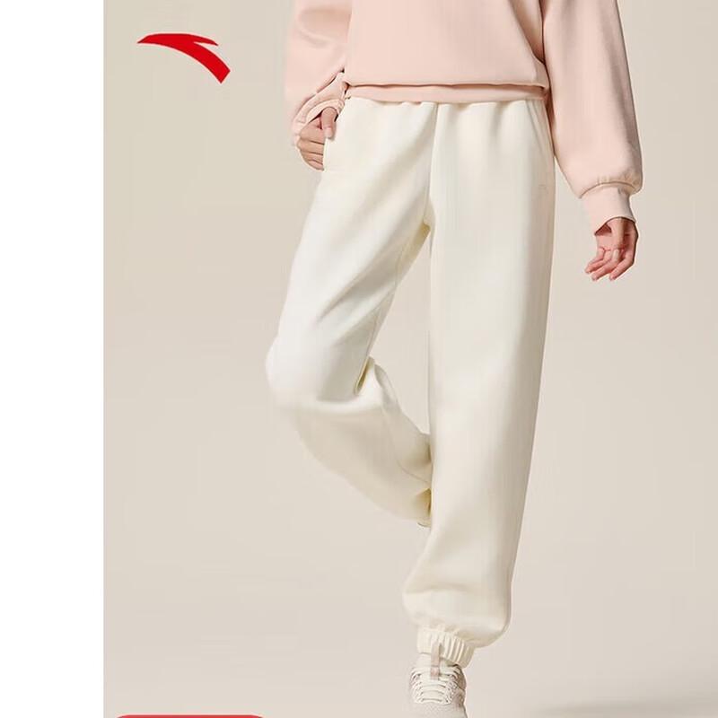 Anta Women s  Milk Puff  Breathable Cuffed Sweatpants L
