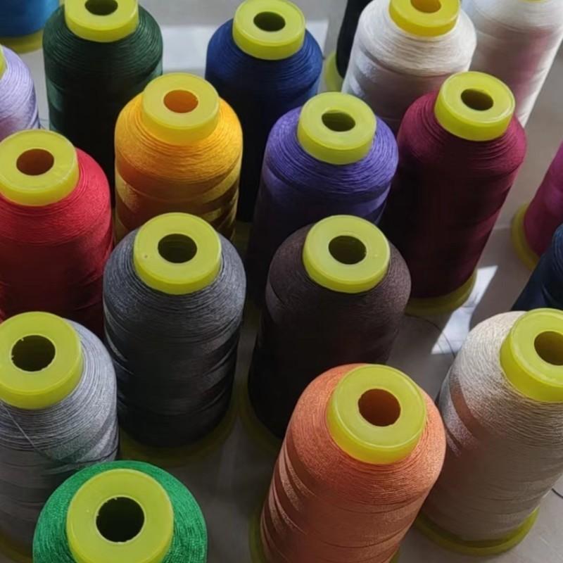 1200 Meters Strong Sewing Threads for leather/jacket 0.15mm diameter White Black High Tenacity Polyester Sewing Machine Thread