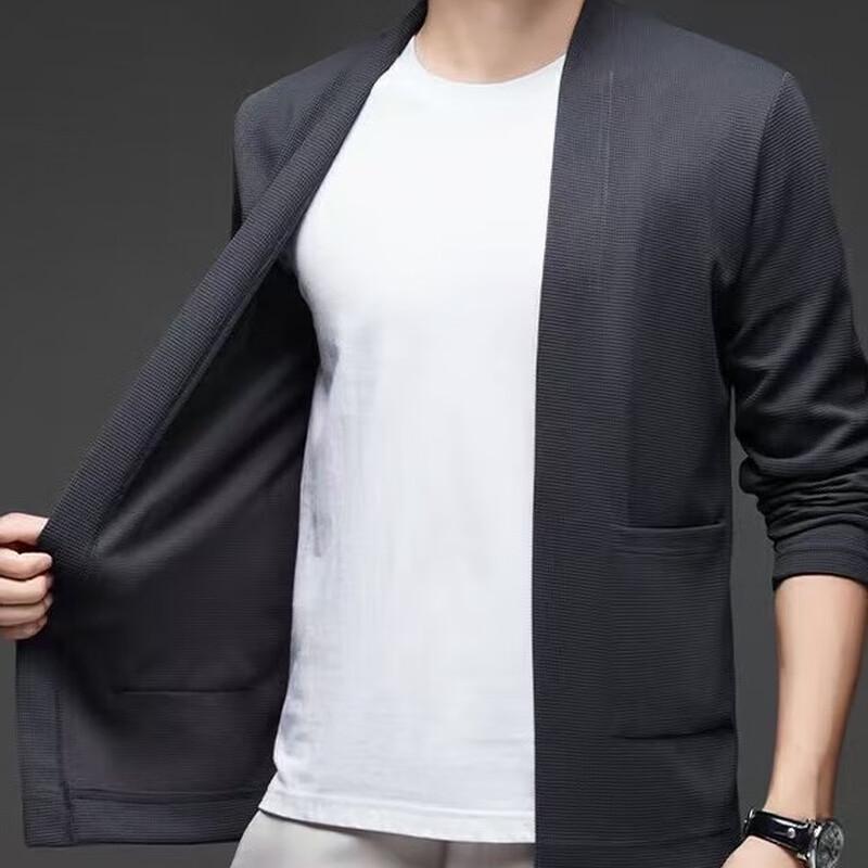 Pierre Cardin Men's V-Neck Open Front Knit Cardigan