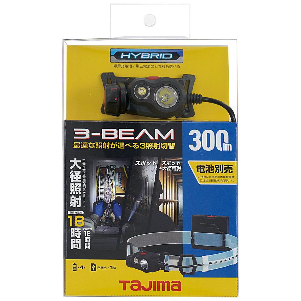 Tajima Peta LED Headlight Maximum Brightness 300lm Hours At E301N, (18 50lm) LE-E301N