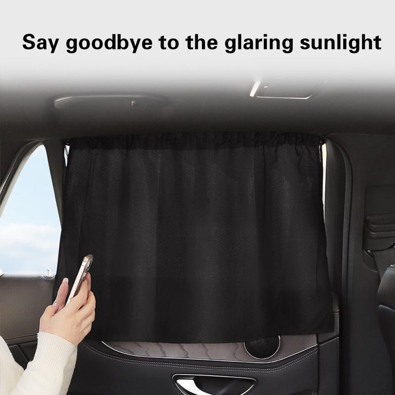 Car Curta, Sun Protection and Heat-ulating Car Window Sunshades, Summer Suction Cup Type Car Sunshades