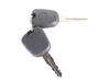 Door Lock Insert with 2 Keys - 1 Insert - Yellow Plastic Passenger Side
