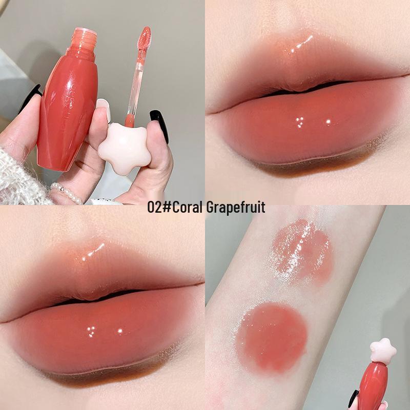 Gege Bear Star Glow Lip Glaze: Plump, Glossy Summer Colors