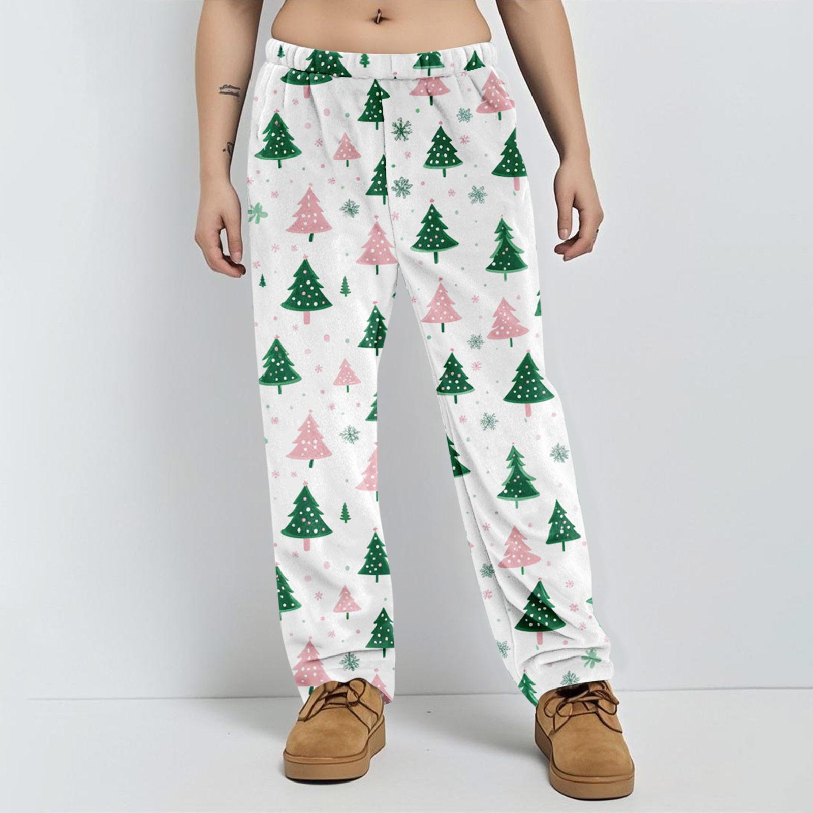 

Пижамные брюки Домашняя одежда Повседневные Брюки на кулиске с эластичной талией Удобные Прямые Брюки для йоги Свободные M