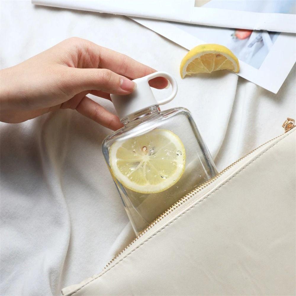 Flat Sport Bottle Tritan Material Drinks Kettle Pocket Bottle Water Bottle  Milk