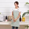 Linen Striped Cotton Apron Household Tasks Breathable Kitchens Apron Dining