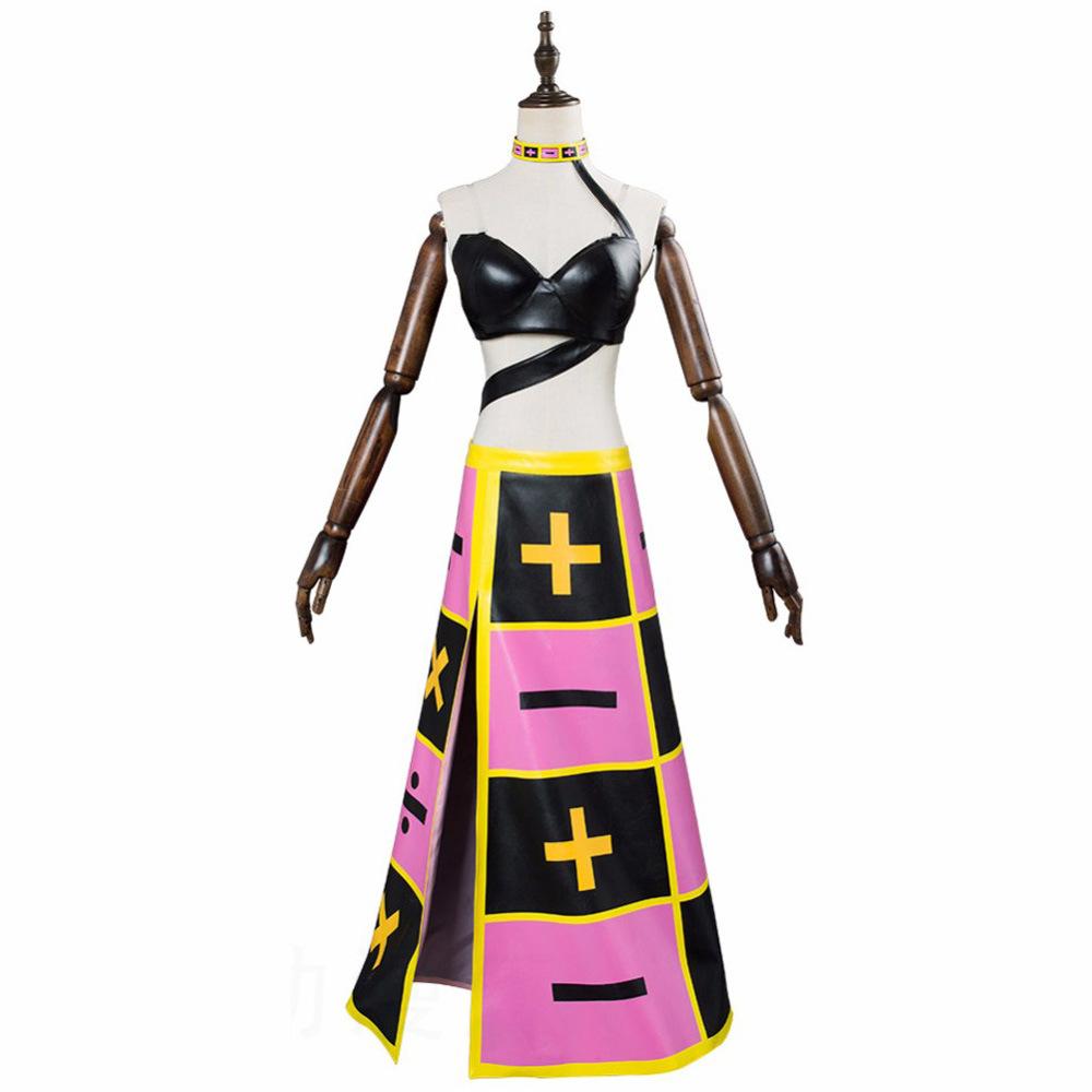 Anime Trish Una Cosplay Spice Girl Kostuum Pruik Vrouw Kerstmis Halloween Feest Kleding M&Trish Una white