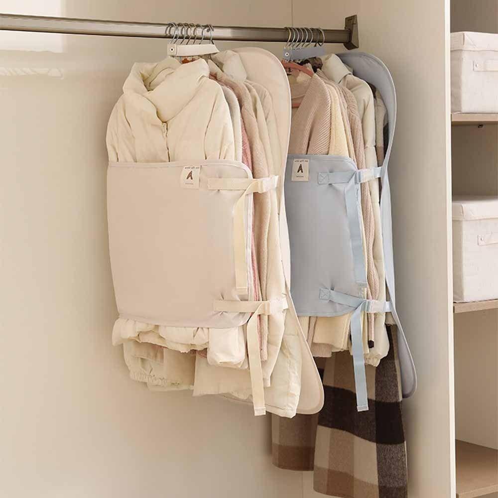 Dustproof Wardrobe Storage Board Foldable Suit Cover Storage Bag  Bedroom Closet