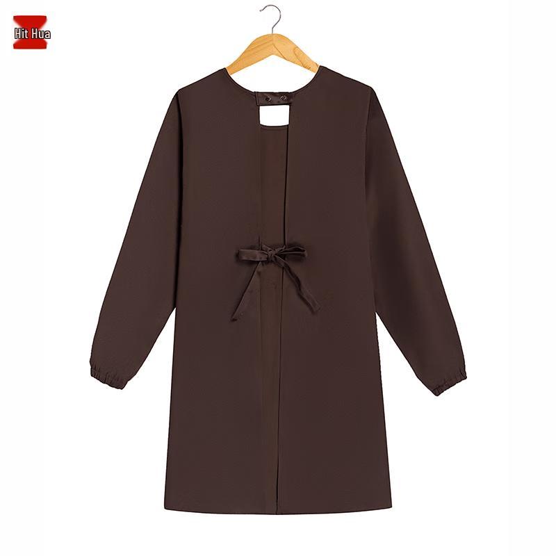 Waterproof Long-Sleeved Kitchen Apron
