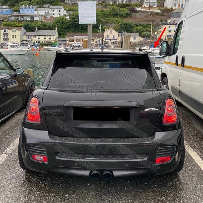 For R56 R56S R53 JCW Mini Cooper Ver.2.11/2.12 2007-2013 Carbon Fiber Rear Trunk Spoiler