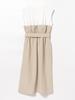 Cut Combination Layered Dress for GREIGE ONE SIZE [Beams Heart] One-piece Women,