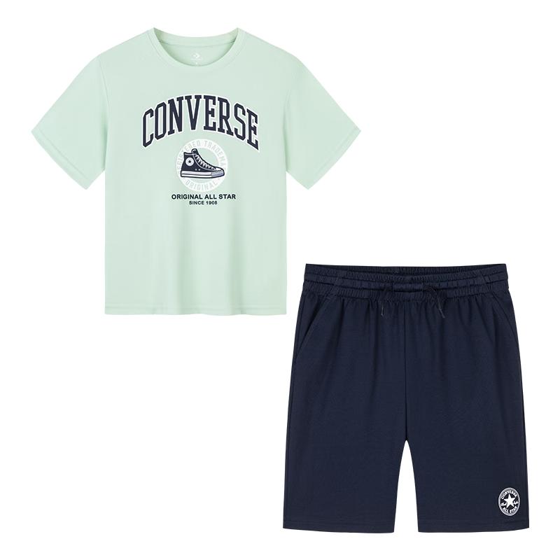 Converse Kids  Summer Printed T-Shirt & Shorts Set M
