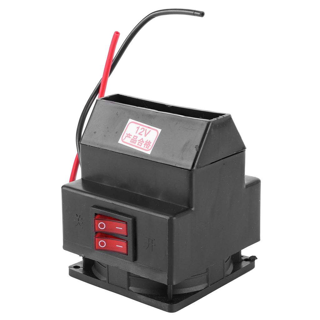 Car Heating Heater Auto Defroster Defogger Demister Black Air Warmer 12V 260W