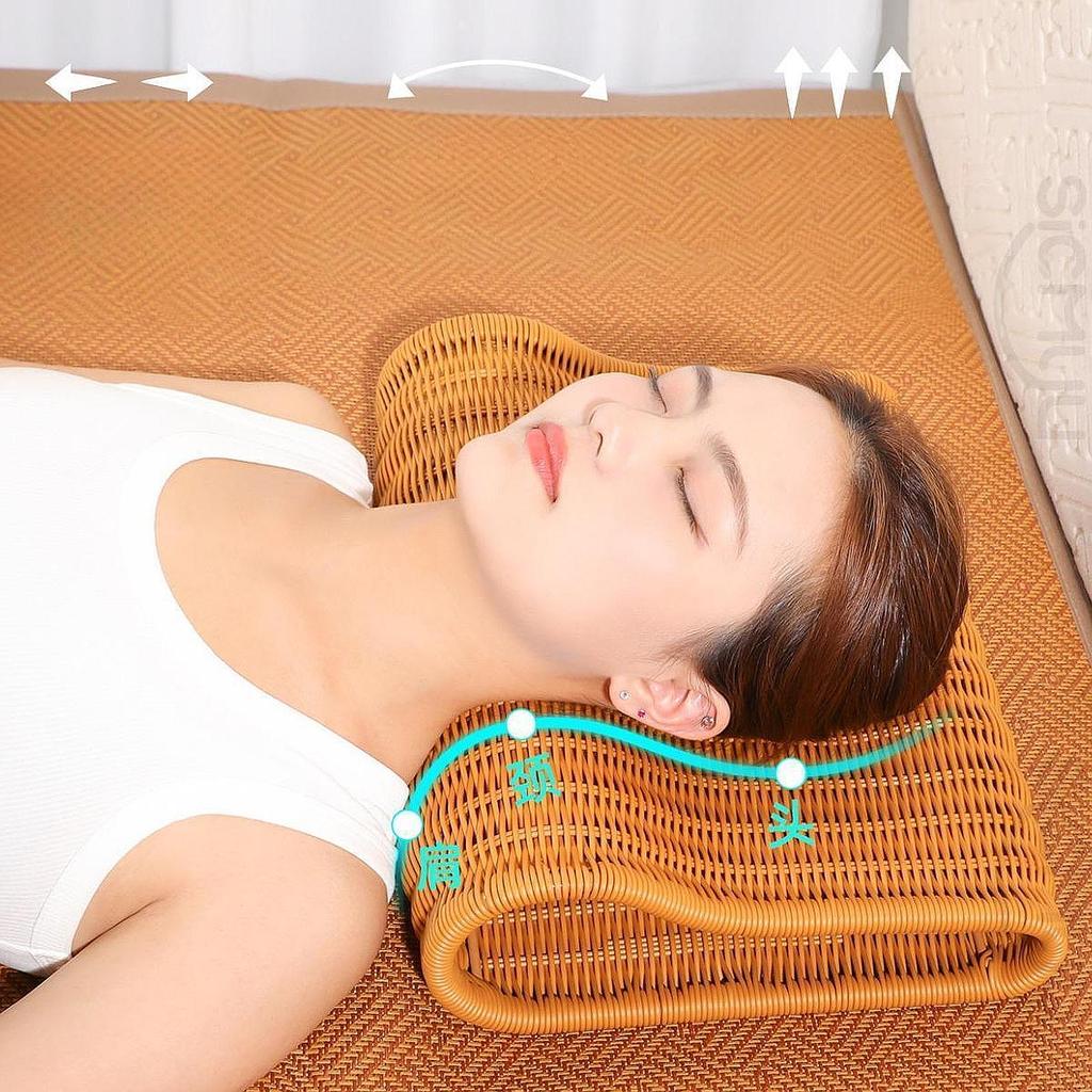 For Ergonomic and Breathable Sauna Headrest Pillow Hollow Accessory Cervical Spine Pillow for Home SPA Bedroom Salon Bathing