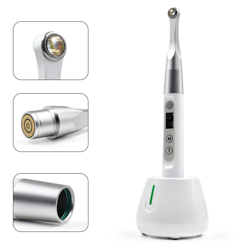 Lampe à polymériser dentaire sans fil avec détecteur de caries 1 S Polymérisation à large spectre 7 modes Lampe à polymériser pour résine