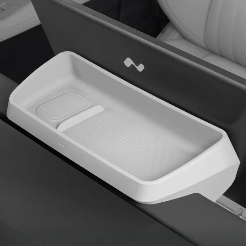 Screen Rear Storage Box Central Control ETC Bracket Storage Silicone Tissue Storage Box For ONVO L60 Accessories Accessories