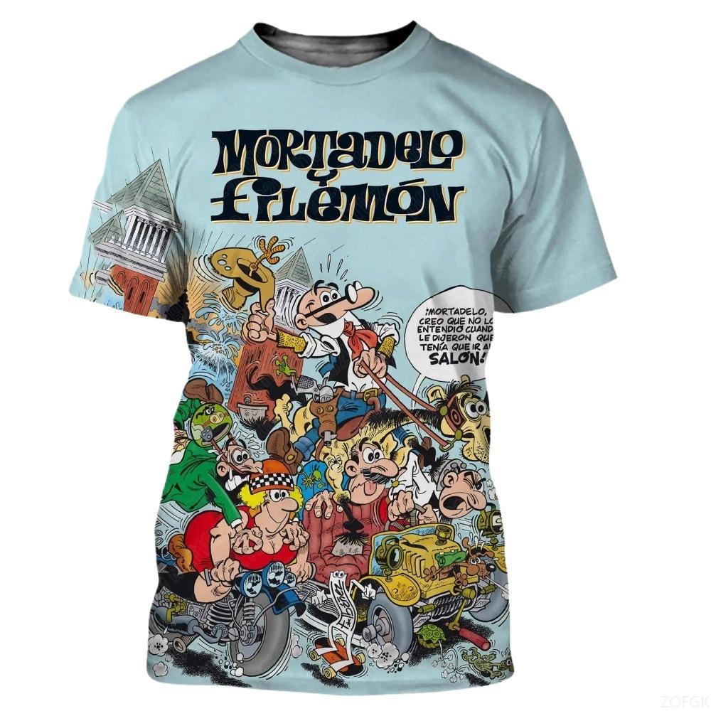 3D Summer Fashion Trend Anime Loose Casual Printed Short Sleeved Personalized Comfortable Round Neck T-shirt