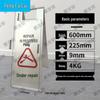 Stainless Steel A-Frame Warning & Parking Sign