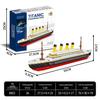 Titanic Pirate Ship Micro-Particle Building Blocks Puzzle Toy DIY 