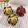 nearly natural faux fruit kitchen vase filler home decorations faux artichokes artificial decorations artificial artichoke
