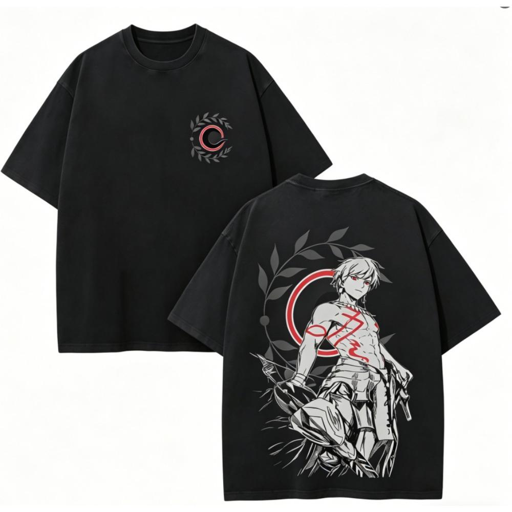 Fate Anime Lover Washed T-shirt Year Round Clothing High Quality Personality Clothes Plus Size Unisex New Model Couples Tee