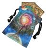 Tarot Bags And Pouches Drawstring Tarot Dice Bag Tarot Card Storage Bag With Digital Printing Multifunction Tarot Bag For Cards
