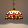 Nordic Rural Style Roses Tulip Chandelier Kitchen Dining Room Hallway Handmade Glass Chandelier Indoor Home Decor Lamp