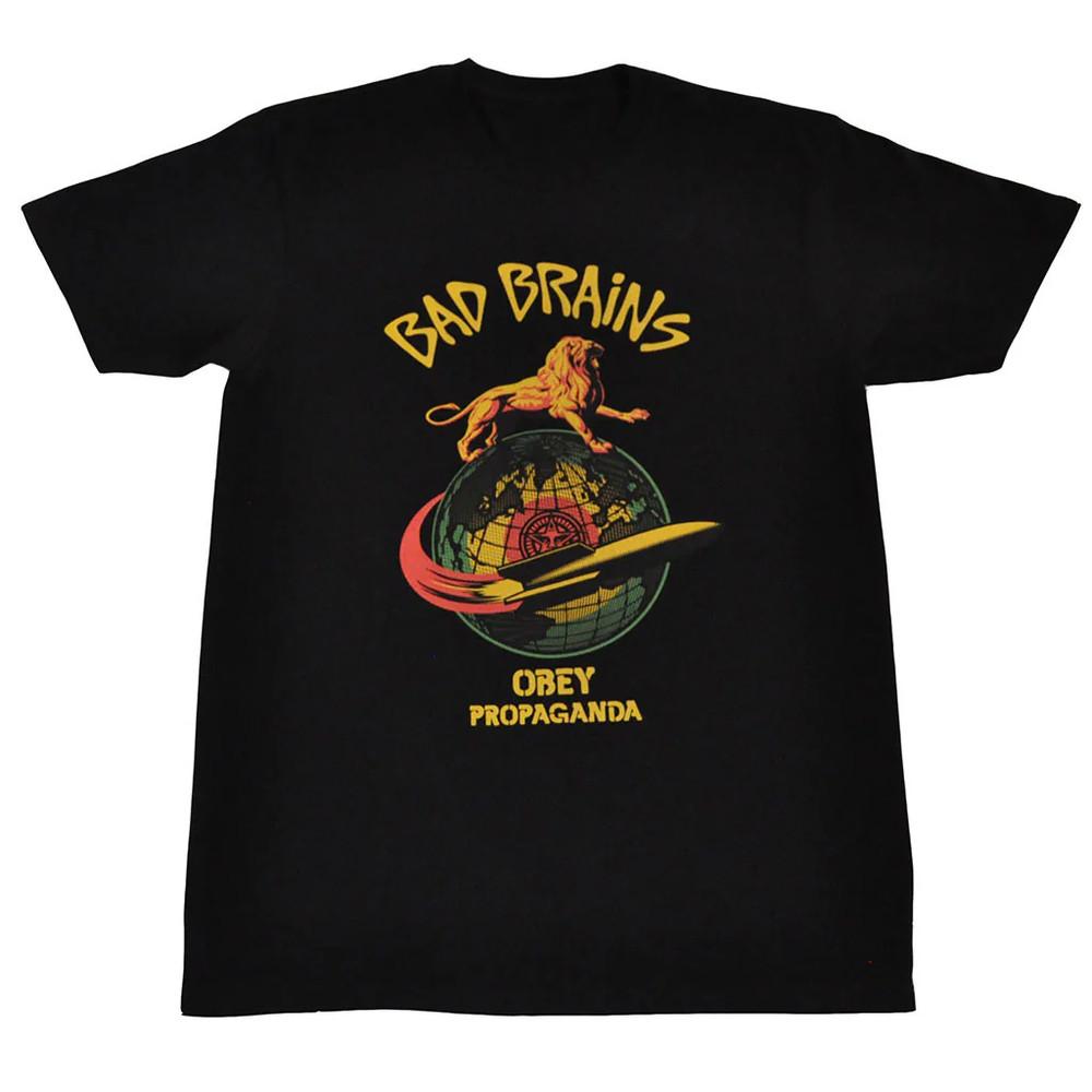 

Vtg Bad Brains Band For Fans Cotton Full Size Men Women Black Tee Shirt Unisex T-Shirt S