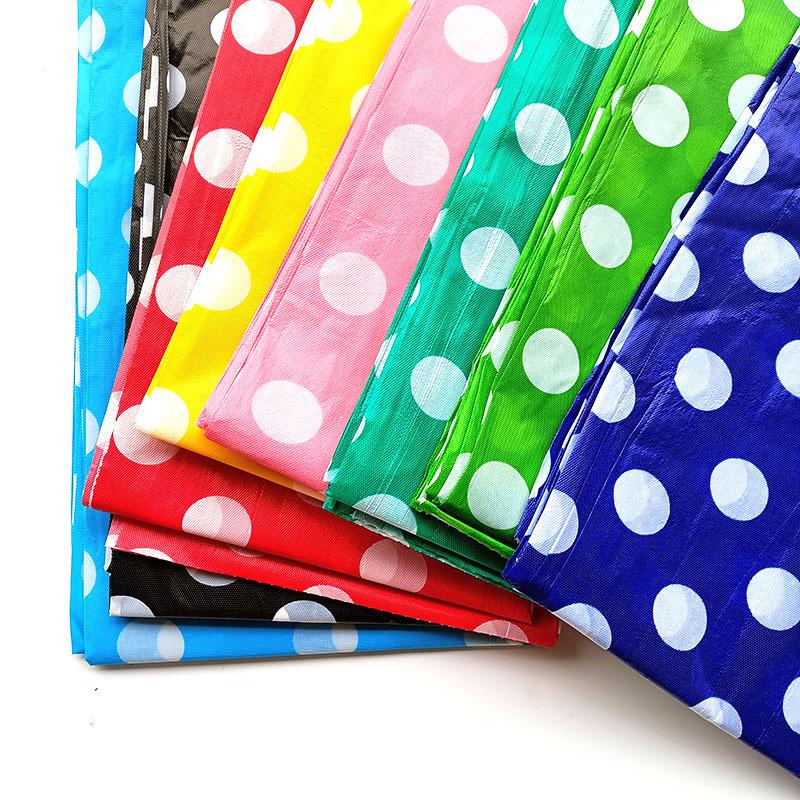 Disposable Polka Dot Tablecloth for Birthday Party - Rectangular PE Plastic