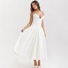 Elegant Wedding Event Dress Sexy Strapless Corset Dress